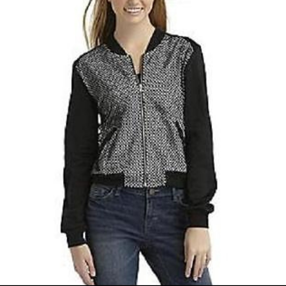 Bongo Jacket Size Small Mesh Overlay Black Light